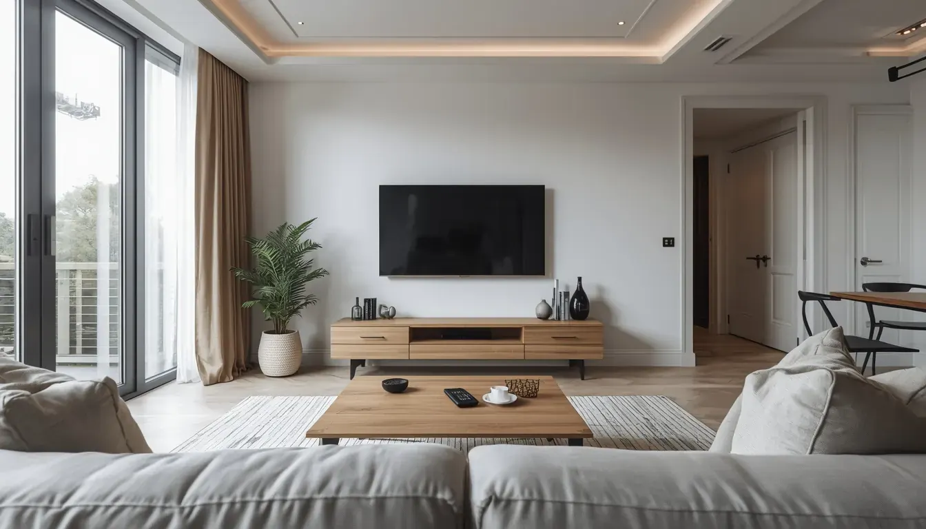 Smart TV in an Australian living room streaming IPTV